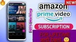 How To Get Free Amazon prime membership for lifetime/Amazon Free premium account/
