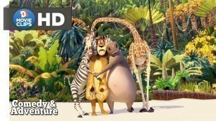 'Madagascar Hindi (06/12) On The Beach Comedy Scene MovieClips'