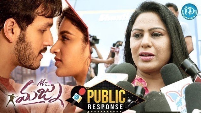 'Mr. Majnu Movie Public Response | Mr Majnu Review | Akhil | Nidhi Agarwal | iDream Movies'
