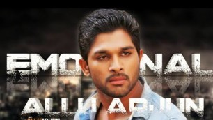 New emotional Allu Arjun sad status || New movie of Allu Arjun scene status || #statustrax