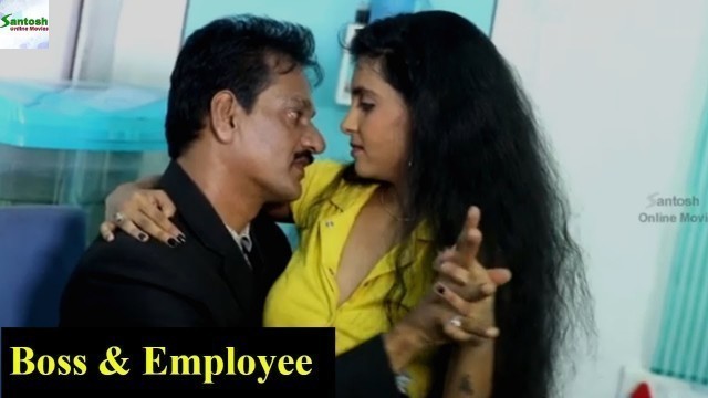 'Latest Romantic Video Song || Boss & Employee || Telugu Movie Love Songs || Santosh Online Movies'