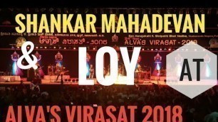 'Shankar Mahadevan | Maharana Deepam song from SHRI MANJUNATHA movie | ALVA\'S VIRASAT 2018 |'