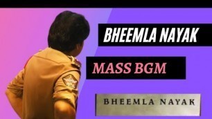 'BHEEMLA NAYAK mass bgm || bheemla nayak movie mass bgm || pspk mass bgm || bheemlanayak'