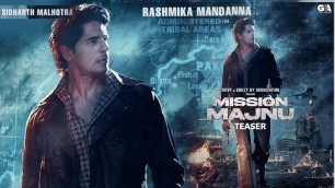 'Mission Majnu Movie, Siddharth Malhotra, Rashmika Mandana, Mission Majnu Movie Rashmika,'