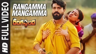 'Rangamma Mangamma Full Video Song || Rangasthalam Songs || Ram Charan, Samantha, Devi Sri Prasad'