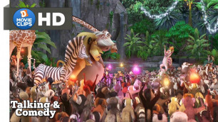'Madagascar Hindi (08/12) Alex Meet KingJulien Scene MovieClips'