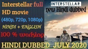 'how to download interstellar Hollywood movie in hindi, how to download interstellar full hd movie'