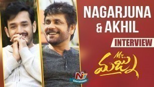 'Nagarjuna and Akhil Special Interview About Mr. Majnu Movie | NTV Entertainment'
