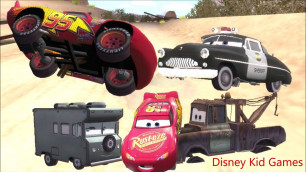 'Disney Pixars Cars Movie Game - Crash Mcqueen 426 - Flying Sheriff'