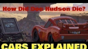 'How Did Doc Hudson Die?  (CARS EXPLAINED)'