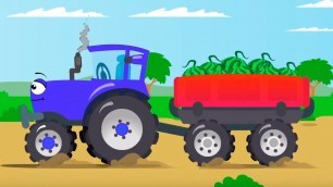 'Mavi Traktör Arılardan Kaçıyor - Cars Stories - Çocuklar için Çizgi Film'
