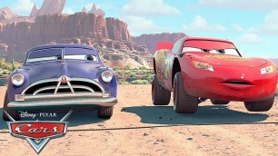 'Lightning McQueen and Doc Hudson Make a Bet | Pixar Cars'