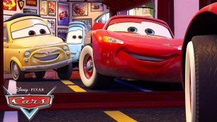 'Luigi Tries to Sell Lightning Some Tires | Pixar Cars'