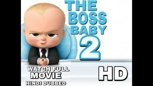 The Boss Baby 2 full movie in hindi //New animated movie dubbed in hindi//Boss baby 2//#bossbaby2