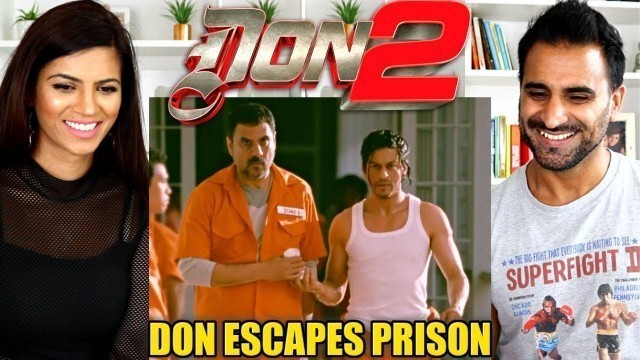 'DON 2 - PRISON ESCAPE SCENE | Shah Rukh Khan | Boman Irani | SRK - Bollywood Movie Scene REACTION!!'