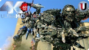 'Transformers Age Of Extinction Optimus Prime vs Lockdown Final Battle Part 2 Movie Clip (FULL HD)'