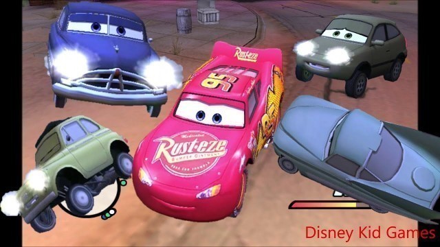 'Disney Pixars Cars Movie Game - Crash Mcqueen 444 - Fun With Flo'