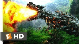'Transformers: Age of Extinction (7/10) Movie CLIP - Dinobots Join the Fight (2014) HD'