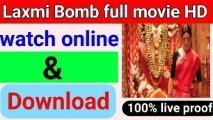 'How To Download Laxmi Bomb Full Movie In Hindi (HD) LAXMI BOMB Movie Download Free | Laxmi Bomb,'