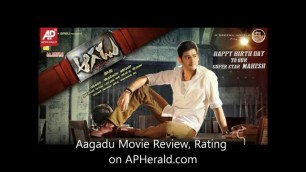 'Aagadu Telugu Movie Review, Rating on www.APHerald.com'