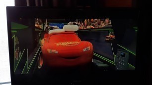 'McQueen Talks to Harv Machine in Disney\'s Pixar Cars Movie 2007'