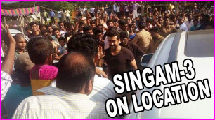 'Singam 3 Making Video - Shooting Spot  || Suriya | Anushka | Sruthi Hassan'