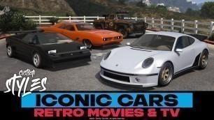 'GTA Online: Iconic Retro Movie and TV Cars - You Need To Have in Your Garage'