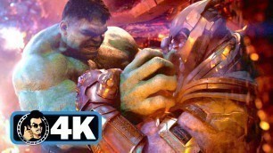 'AVENGERS: INFINITY WAR Clip - \"Hulk Vs Thanos Fight\" (2018) 4K Ultra HD'