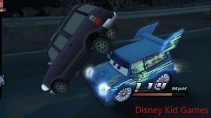 'Disney Pixar Lightning McQueen Cars Movie Game  32 - DJ High Speed Heist'