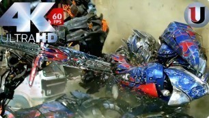 'Optimus Prime vs Lockdown Final Battle Scene Transformers Age of Extinction 2014 CLIP IMAX (4K).'
