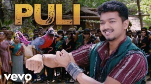 'Puli - Title Track Video | Vijay, Shruti Haasan | DSP'