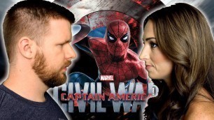 'My girlfriend watches Captain America: Civil War for the FIRST time || MCU Phase 3'