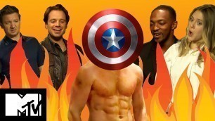 'Captain America Civil War Cast Play GUESS THE MARVEL ABS | MTV Movies'