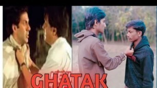 'Ghatak Movie। (1996) Sunny Deol। Amrish Puri। Danny। Ghatak spoof movie best scenes।'