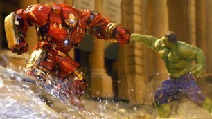 'Hulk vs HulkBuster (Mark 44) - Fight Scene - Avengers Age of Ultron (2015) Movie Clip HD'