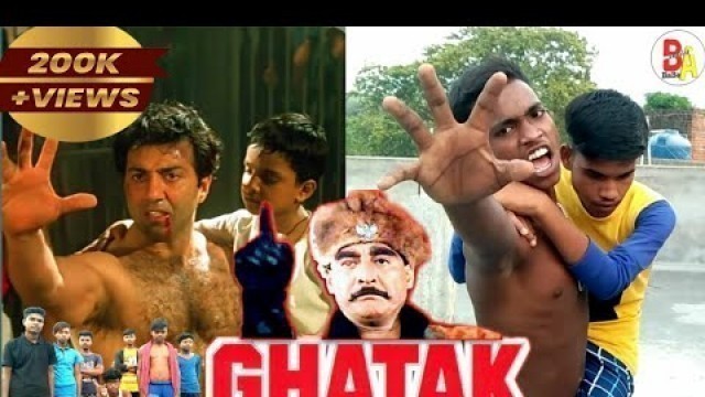 'Ghatak(1996) | Sunny Deol Best Dialogue | Danny Denzongpa |Ghatak Movi Spoof | comedy scene #short'