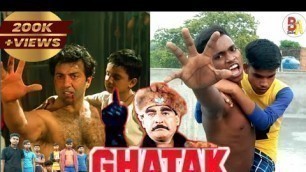 'Ghatak(1996) | Sunny Deol Best Dialogue | Danny Denzongpa |Ghatak Movi Spoof | comedy scene #short'