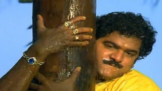 'Minor Raja Movie Scenes - Aagadu Rajendra Prasad climbing a pole - Brahmanandam'