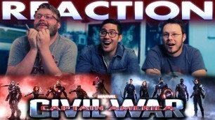 'Captain America: Civil War Trailer REACTION and ANALYSIS!!'