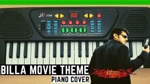 'Billa Movie Theme Flute Cover in Keyboard By Prem Anand | Free MIDI File'