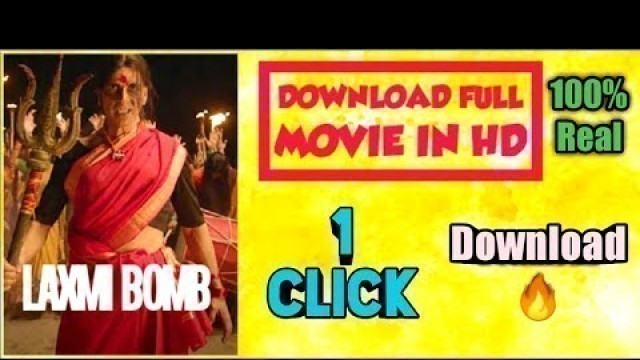 'How To Download Laxmi Bomb Full Movie in Hindi HD / Laxmi Bomb Full Movie / Laxmi Bomb'