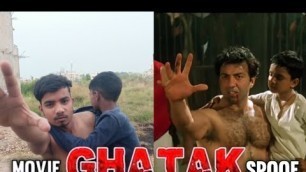 'Ghatak movie spoof/ sunny deol Best dialogue यह मजदूर का हाथ है कातिया'