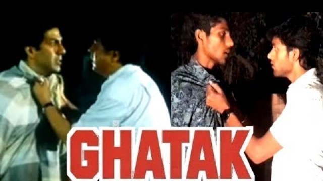 'Ghatak (1996) | sunny deol best dialogue | Danny Denzongpa | ghatak movie spoof | comedy scene'