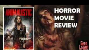 'ANIMALISTIC ( 2015 Hanna Oldenburg ) aka WE ARE MONSTERS Rape Revenge Horror Movie Review'