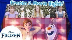 'Frozen 2 Themed Movie Night Picnic | Frozen'