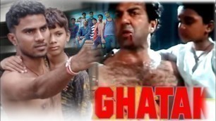 'Ghatak (1996) | Ghatak Movie Spoof | Sunny Deol | Meenakshi Seshadri | Amrish Puri | Danny Denzongpa'