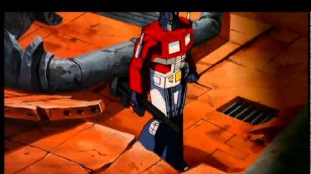 'Optimus Prime vs Megatron HD Transformers The Movie 1986'