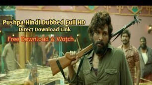 'Download Pushpa Full Movie (2021) Dual Audio [Hindi Clean & Telugu Full HD]'