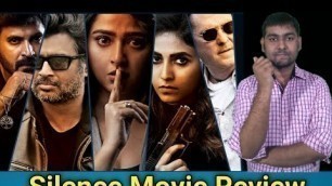 'Silence Movie Review | Anushka Shetty | Madhavan | Anjali | Chennai Cinemas | New Tamil Movie'