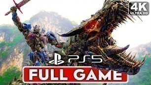 'TRANSFORMERS RISE OF THE DARK SPARK PS5 Gameplay Walkthrough FULL GAME [4K ULTRA HD] - No Commentary'